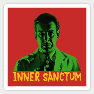 Inner Sanctum - Lon Chaney Jr - 40s Horror Sticker